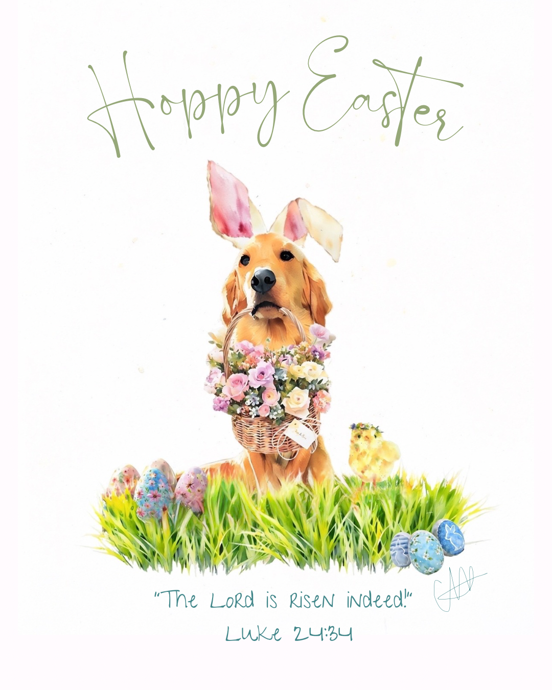 Classic Easter card