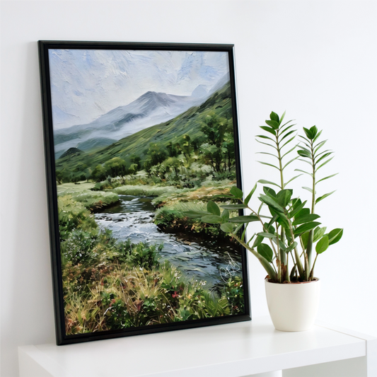 Mountainside print