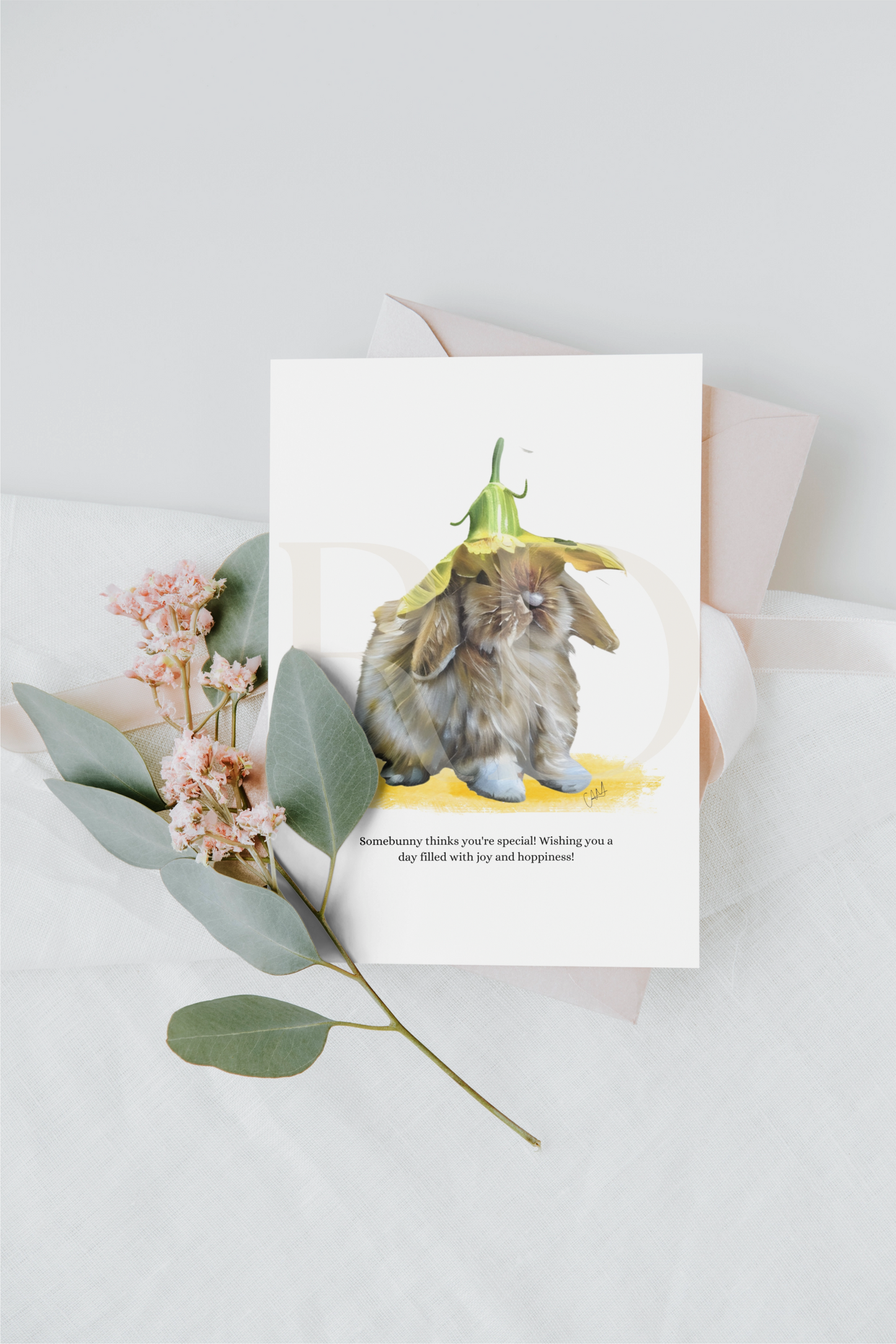 Baby bunny card