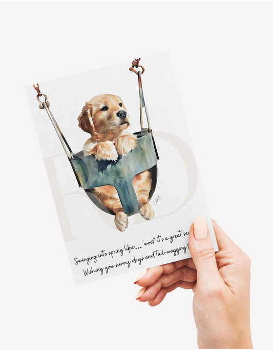 Swing dog card