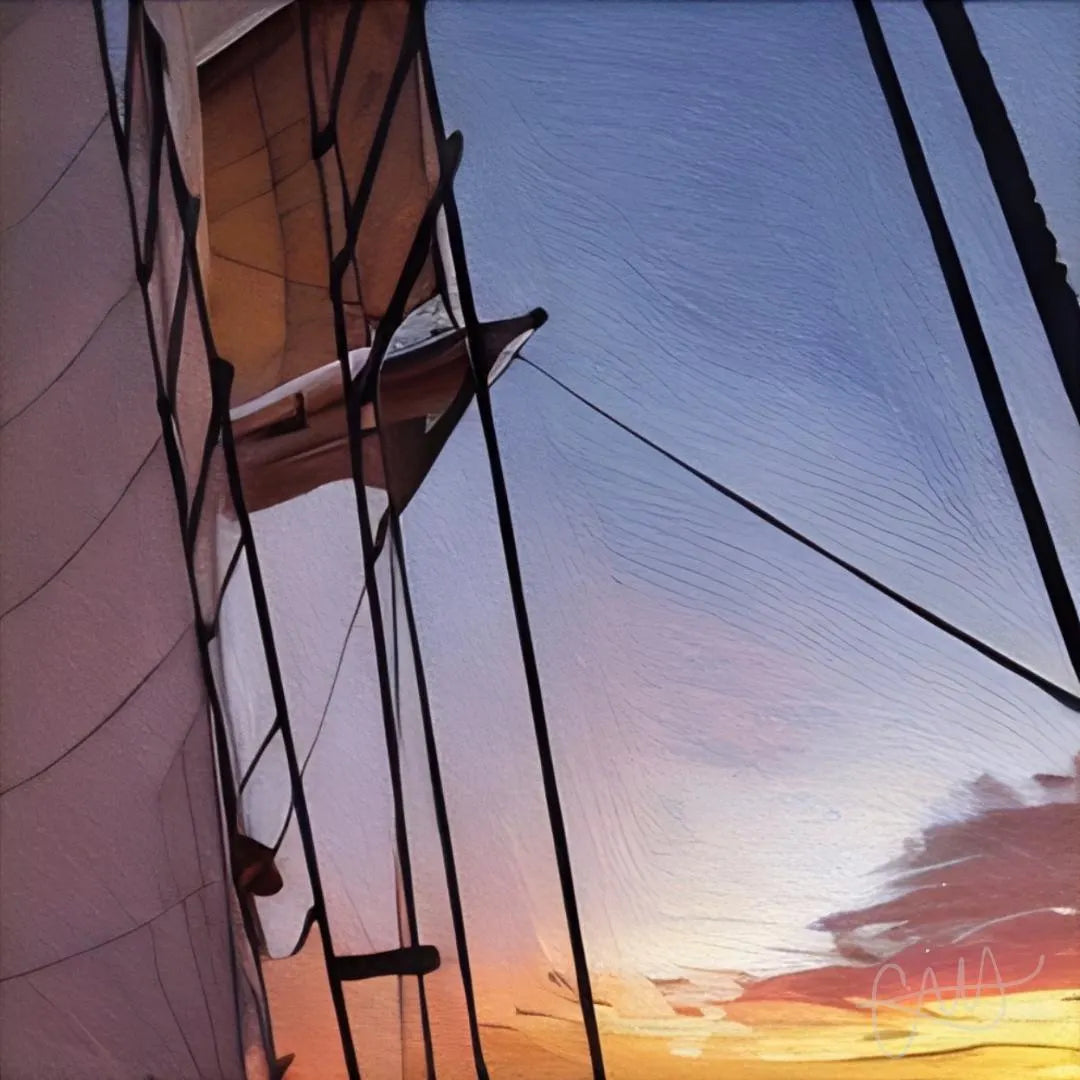 Sunset Sail print